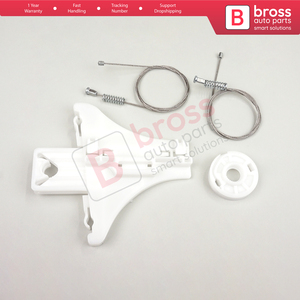 Kit de reparación de regulador de ventana BWR262 puerta trasera derecha para Pas. Sat B5 B5.5 3B 3BG Skoda Superb MK1 B5 3U 3B5839462 Bross Auto Parts - Product Image 2
