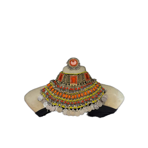 Ensemble de bijoux afghans traditionnels en acier inoxydable de qualité supérieure pour femmes, artisanat ethnique classique, célébrations, fête nuptiale, mode - Product Image 1