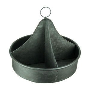 Cái Nhìn Tuyệt Vời Đồ Dùng Nhà Bếp Dao Kéo Chủ 4 Ngăn Lưu Trữ Chủ Home Tabletop Kim Loại Mạ Kẽm Đồ Dùng Chủ Với Xử Lý - Product Image 4