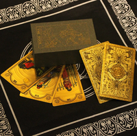Vente en gros au comptant jeu de cartes de tarot racontant la bonne fortune de haute qualité pour jouer avec des cartes d'affirmation de 78 cartes positives