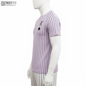 Camiseta de Verano Casual para Hombre, Nueva, de 180 Gramos, de Seda Helada, de Manga Corta, Holgada, con Patrón de Punto - Product Image 3