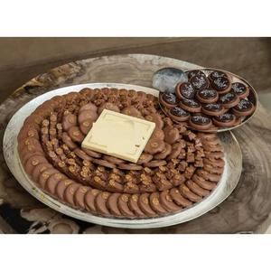 Handmade Chocolate Serving Dish Platter For <b>Table</b> Ware Home <b>Decoration</b> <b>Top</b> Quality Silver Metal Chocolate Platter In Low Price - Product Image 5