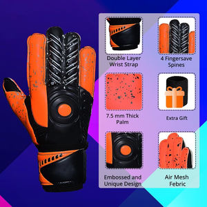 Guantes de Portero de Fútbol Profesionales Elite con Corte Negativo Ultra GTech Pro de Látex, Impermeables y Transpirables para Uso en Exteriores - Product Image 2