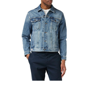 Fabrication directe en usine de vestes en jean pour hommes veste en jean pur avec logo et design personnalisés de qualité supérieure au meilleur prix de BD - Product Image 2
