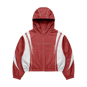 Ropa Deportiva con Logotipo Personalizado, Chaqueta Cortavientos para Hombre, Chándal 100% Poliéster, Ligero y Transpirable - Product Image 2