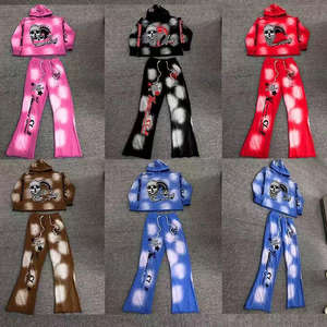 Sweat à capuche unisexe coupe oversize évasée, coupe vintage streetwear, coupe haute couture, avec impression personnalisée, délavé à l'acide, coupe coupe-vent, uni, grammage lourd, qualité usine - Product Image 2