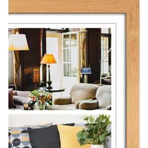 Marco de Madera para Póster Decorativo en Roble Claro, 61 x 91.5 cm, Diseño Horizontal Moderno - Product Image 4