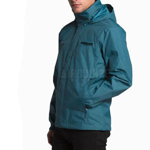 Chaqueta de lluvia impermeable de estilo informal único para hombre con cuello con capucha para uso en invierno - Product Image 3