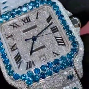 High Quality Luxury Diamond <b>Watches</b> Mechanical Diamond VVS Moissanite <b>Watch</b> Iced Out <b>Watch</b> for <b>Men</b> Women - Product Image 5