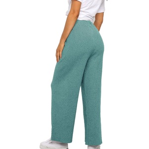 Pure Structure Design <b>Summer</b> Womens <b>Trouser</b> Breathable Elastic Waist Made for Easy Movement with Defined Shape Calm Formal Style - Product Image 6