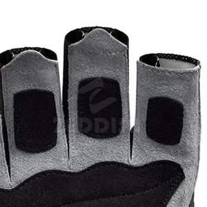 ถุงมือยกน้ำหนักหนัง2ชิ้นพร้อมสายรัดข้อมืออุปกรณ์ออกกำลังกายเล่นกีฬา - Product Image 3