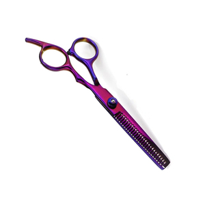 Tijeras de adelgazamiento de corte de pelo personalizadas Tijeras de peluquero de color personalizado Tijeras de adelgazamiento de salón de peluquería - Product Image 3