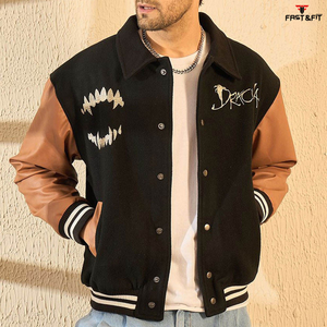 2025 Winter College Equipo de moda Varsity Chaqueta de lona a prueba de viento y transpirable Diseño unisex para hombres - Product Image 2