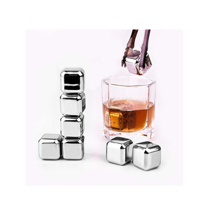 Cubo de hielo de acero inoxidable respetuoso con el medio ambiente en forma de bola con soporte para estante Producto exigente personalizado Cubo de hielo - Product Image 5