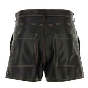 Pantalones Cortos de Trabajo para Hombre, de Cintura Alta, Negros, de Poliéster, con Bolsillos y Cierre de Cremallera, Color Sólido, Precio Económico al por Mayor - Product Image 6