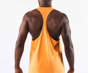 Ropa de gimnasio transpirable para hombre, hecha a medida, con camiseta sin mangas de estilo casual, para venta en línea a bajo precio. - Product Image 2