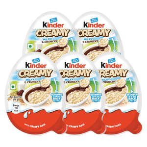 Barras de Chocolate Kinder Creamy Milky & Crunchy de 19g, Surtidas, Paquete a Granel, Dulces Premium al por Mayor para Tiendas y Revendedores - Product Image 1