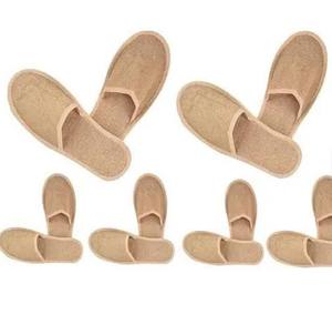 Chaussons en jute tissés à la main écologiques et ajustables pour la maison et l'hôtel, design minimaliste moderne, plusieurs tailles disponibles - Product Image 5
