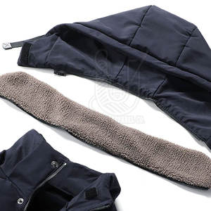 เสื้อแจ็คเก็ตพัฟเฟอร์กันลมระบายอากาศสำหรับผู้ชาย พิมพ์โลโก้ตามสั่ง ผ้าโพลีเอสเตอร์/ไนลอน มีไซส์พลัส - Product Image 3