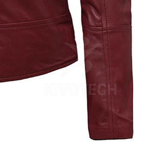 Best Selling Latest Style Women's <b>Winter</b> <b>Leather</b> <b>Jacket</b> Breathable with Stand Collar Knitted Wholesale - Product Image 6