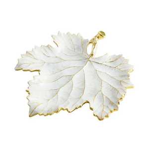 Cuencos de frutas de hoja de latón para el hogar, Hotel, restaurante, vajilla, cuenco, Color plateado, diseño moderno, aperitivos, cuencos para servir, suministros para Hotel - Product Image 4