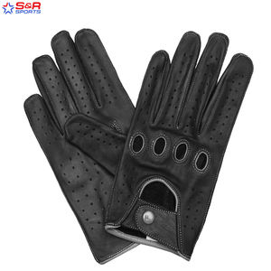 Gants de conduite en cuir pour hommes, gants de mode, gants de conduite en cuir, 100% cuir véritable - Product Image 2