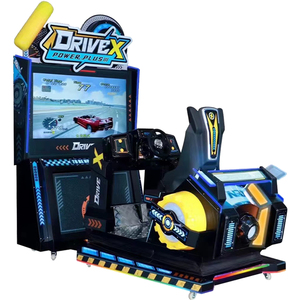 Máquina de Juego Arcade de Carreras de Coches, Simulador de Conducción, Power Plus Entertainment, Operada con Monedas, en Inglés, para Parques de Diversiones - Product Image 1
