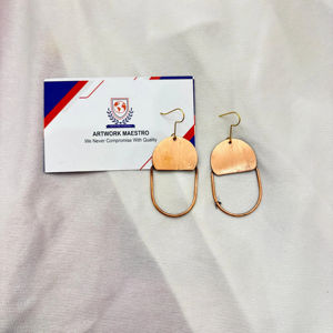 copper handmade <b>earring</b> -ecofriendly - light weight - bohemian - Indian jewelry - Product Image 1