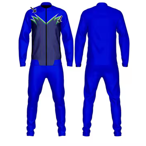 ชุดวอร์มสองชิ้นผ้าไนลอนสำหรับเล่นกีฬาในยิมของผู้ชายเสื้อผ้าลำลองสีพื้นพิมพ์โลโก้ขนาด XL - Product Image 4