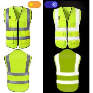 Chaleco de Seguridad Reflectante de Alta Visibilidad Nexus Fabrica para Trabajadores de la Construcción y del Transporte, Unisex, Poliéster - Product Image 3