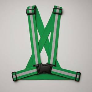 Harnais de sécurité réfléchissant pour la course de nuit marche vélo haute visibilité gilet réglable réfléchissant - Product Image 5
