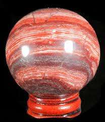 Esfera de jaspe de piel de serpiente de cristal tallada superventas de Kinggems para meditación, curación y decoración del hogar, producto al por mayor - Product Image 5