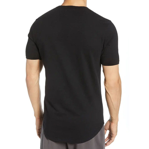 เสื้อยืดผู้ชายผ้าคอตตอน100% เข้ารูปดีไซน์สีพื้นแห้งเร็วและเบาพิมพ์โลโก้ได้ตามต้องการ - Product Image 3
