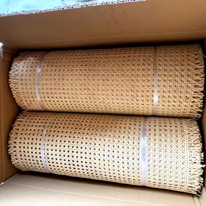 Rouleau de sangle de canne en rotin de maille naturelle de qualité supérieure tissé sangle blanchie tissé PE canne en plastique rotin rouleau de rotin naturel - Product Image 3