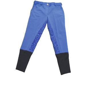 2024 culotte équestre pour femmes à la mode de haute qualité taille haute pantalon d'équitation avec boucles de ceinture impression en Silicone - Product Image 1