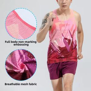 Logotipo personalizado 100% algodón con malla con capucha gimnasio camisetas para hombre gimnasio camiseta sin mangas ropa deportiva Stringer culturismo Fitness - Product Image 2