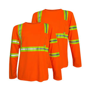 <b>Hi</b> <b>Vis</b> Reflective Safety Short Sleeve Workwear <b>Shirts</b> Men Construction Work Reflective <b>Shirts</b> - Product Image 6