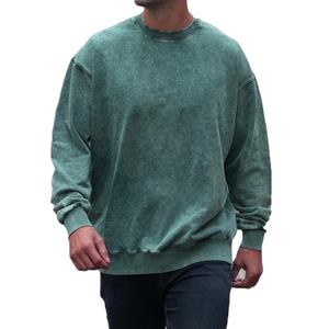 Crea tu Propia Sudadera con Capucha para Hombre, Lavada al Ácido, Personalizada con Diseño Serigrafiado, Temporada de Otoño, 100% Algodón, Logotipo Personalizado - Product Image 1