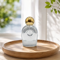 Flacon de parfum en verre de 80 ml, prototype de flacon de parfum, flacon de parfum personnalisé, flacon de parfum en gros