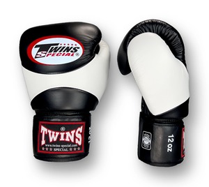 Premium Quality Latest Model Full Printed Twins Boxing <b>Gloves</b> Custom Logo Design MMA <b>Gloves</b> Hand Grips Cowhide Leather Lace-Up - Product Image 5