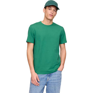 T-shirt en coton surdimensionné 260GSM épaule tombante personnalisée Streetwear T-shirt tricoté vierge poids lourd unisexe en vrac approvisionnement en gros - Product Image 1