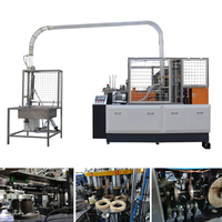 Macchina Completamente Automatica per la Produzione di Bicchieri di Carta Usa e Getta, Linea di Produzione per Bevande Calde e Fredde