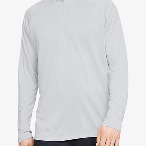 Haut d'entraînement personnalisé pour femme, léger, 100 % polyester, demi-zip, motif 3D, respirant, séchage rapide, pour la saison automne - Product Image 2