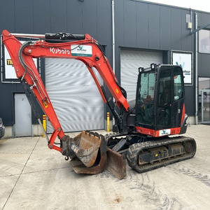 Miniexcavadora Kubota KX080-4 de 8.44 Toneladas con 4 Cucharones, Excavadora Hidráulica Compacta en Venta - Product Image 1
