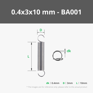 Muelles de Extensión de Acero de Alta Calidad, Estilo Espiral, Recorrido de 20 mm, para Automoción, Industria, Muebles y Motocicletas - Product Image 2