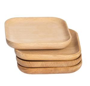 Look vintage Vente à chaud Assiettes en bois durables pour la restauration Plateau de serveur en bois rustique Design unique - Product Image 2