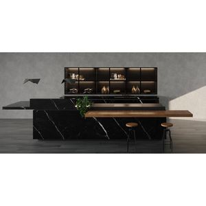 Laranda Carrara Quartz Slab Artificial Stone Kitchen Bathroom Dining Vanity <b>Top</b> 2cm 3cm Polished Flat/Eased Edge Cut Size prefab - Product Image 4