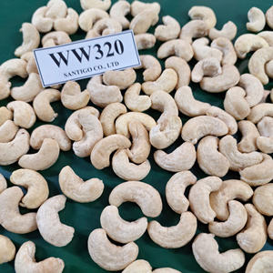 ถั่วเม็ดมะม่วงหิมพานต์ W320ซันติโกเวียดนามเคอร์เนลเมล็ดมะม่วงหิมพานต์ W320 Kaju badam ราคาโรงงาน - Product Image 1