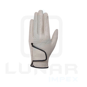 Stable Grip <b>Moisture</b> Wicking Performance Durable Grip Cabretta Leather Material Sports Golf <b>Gloves</b> Strong Wrist & Labeling - Product Image 5