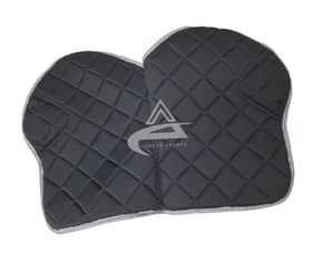 Almohadilla de sillín de caballo barata ecológica con relleno de espuma transpirable tela de algodón forro de polialgodón antiretráctil para ecuestre - Product Image 4